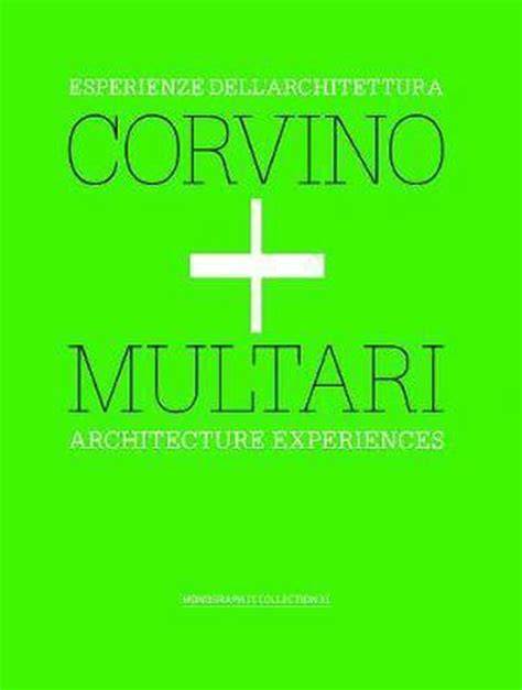 Monograph Corvino E Multari /anglais