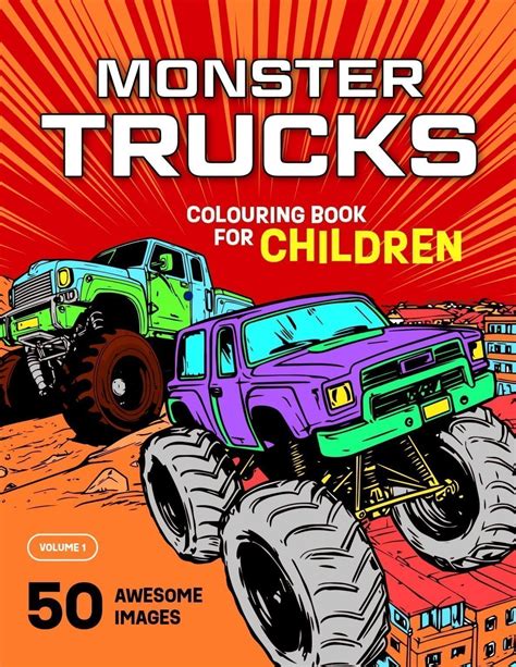 Monster Trucks Colouring Book 1