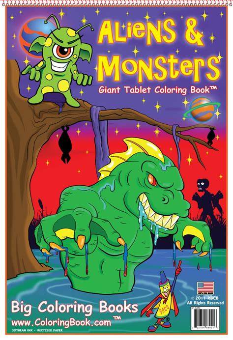 Monsters And Aliens Coloring Book