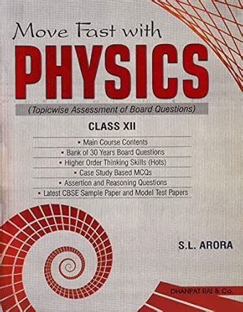 Move Fast with Physics for Class 12 - Examination 2021-22