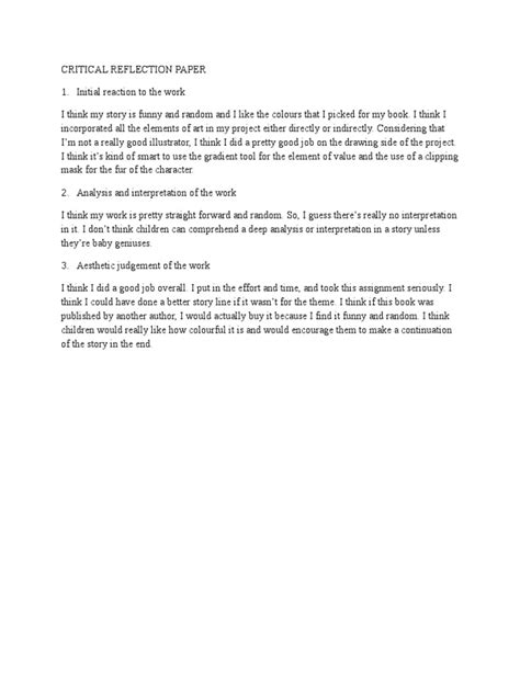 Multicultural Education Critical Reflection Paper