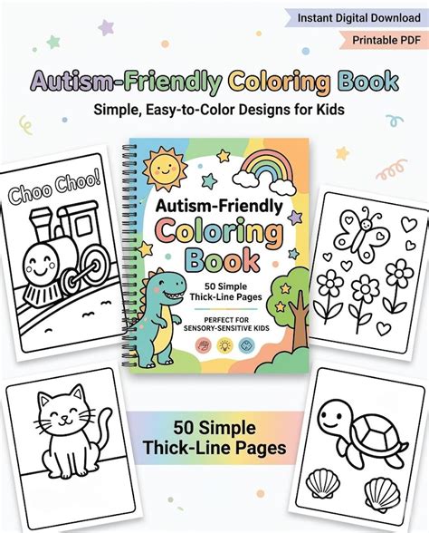 My Autism Friendly Coloring Book