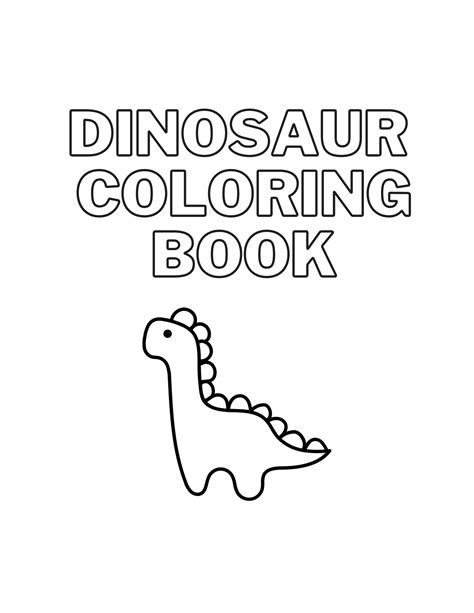 My Cute Dinosaur Coloring Book