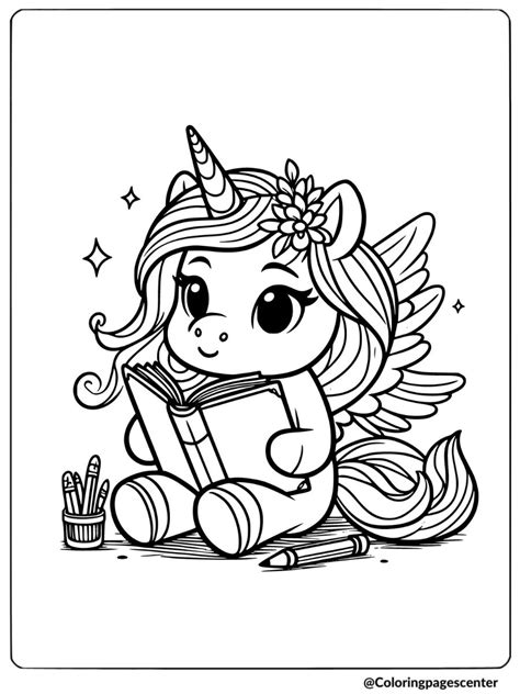 My Cute Unicorn Coloring Book