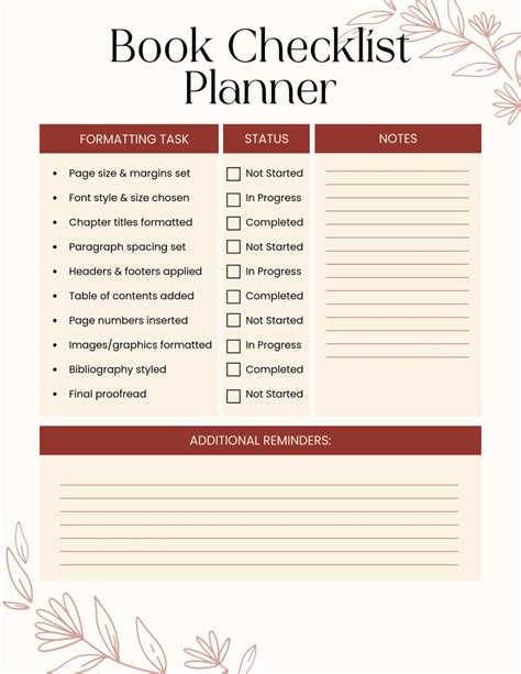 My Daily Checklist