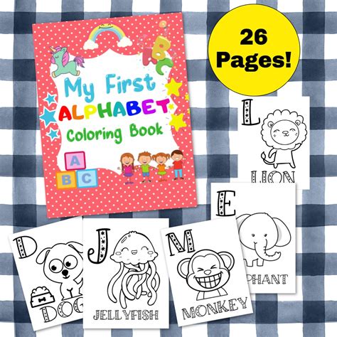 My First Alphabet Coloring Book