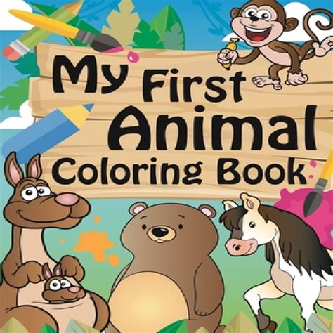 My First Animals Coloring Booklet- BoBoPanda