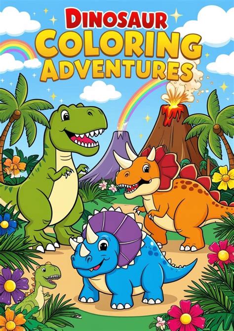 My First Dinosaur Coloring Adventure