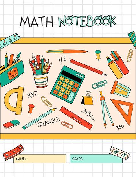 My Math Superpower Notebook: Community Heroes Edition
