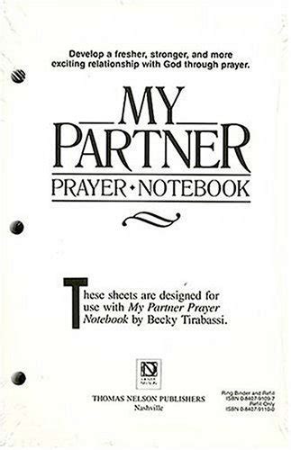 My Partner Prayer Notebook