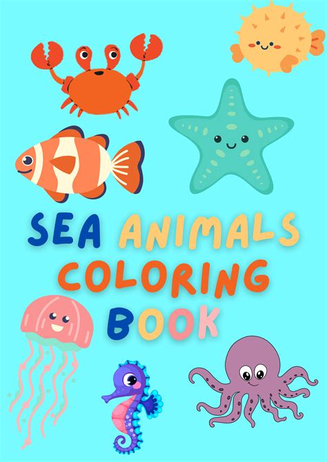 My Sea Animals Coloring Book
