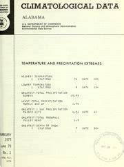 NOAA Climatological Data: Alabama, October 2007