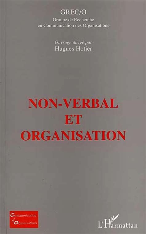 NON-VERBAL ET ORGANISATION