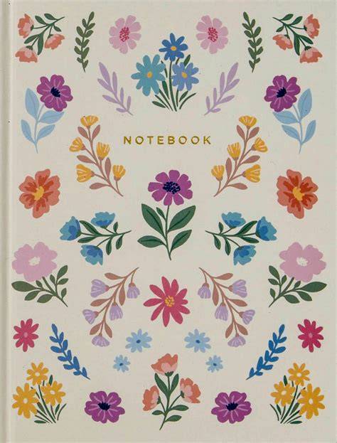 NOTEBOOK: A colorful floral notebook