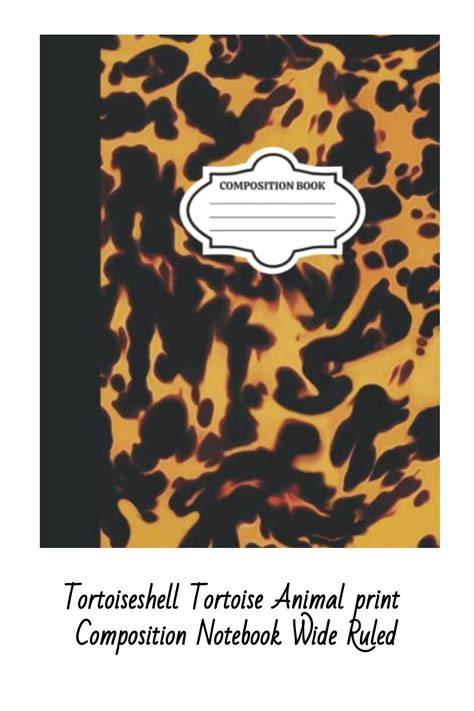 NOTEBOOK: Animal Print Composition Notebook