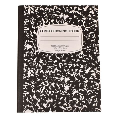 NOTEBOOK: Large Lined Christmas Composition Notebook