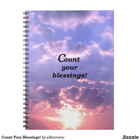 NOTEBOOK COUNT YOUR BLESSINGS: NOTEBOOK SPARKLE