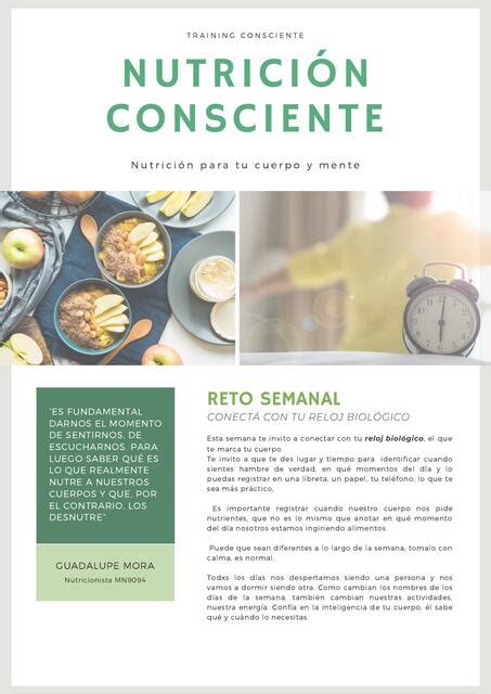 NUTRICIÓN CONSCIENTE