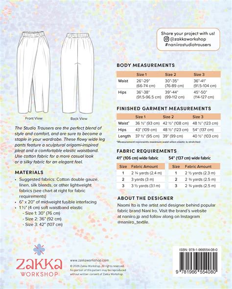 Nani Iro Studio Trousers