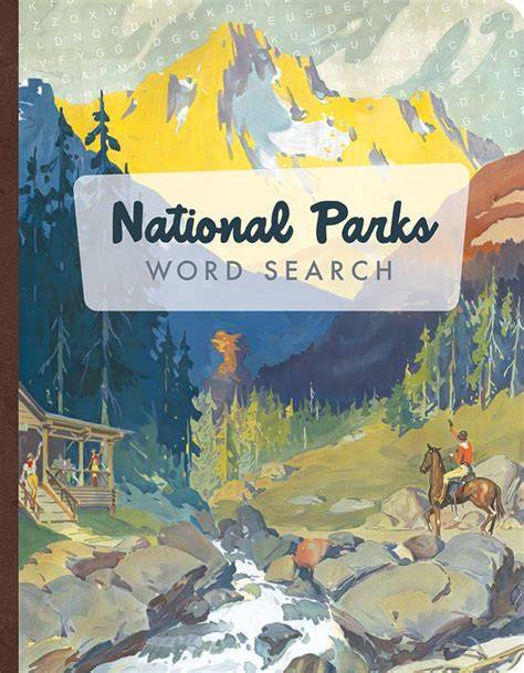 National Parks Word Search Kids Edition