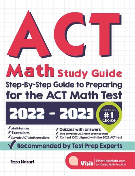 Near Perfect Score ACT Math Prep
