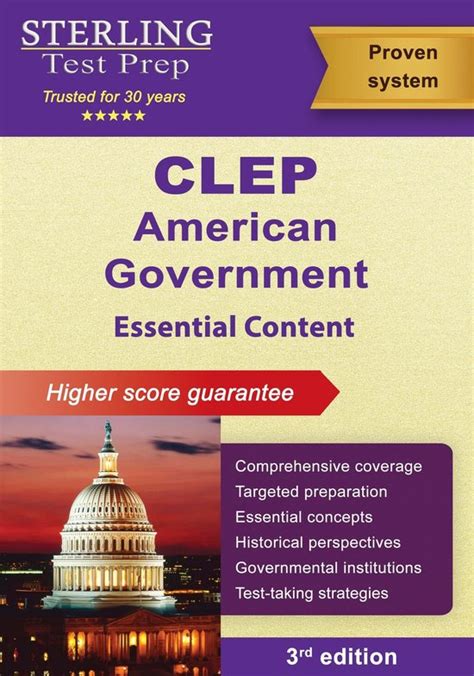 Near Perfect Score CLEP Prep: American Government