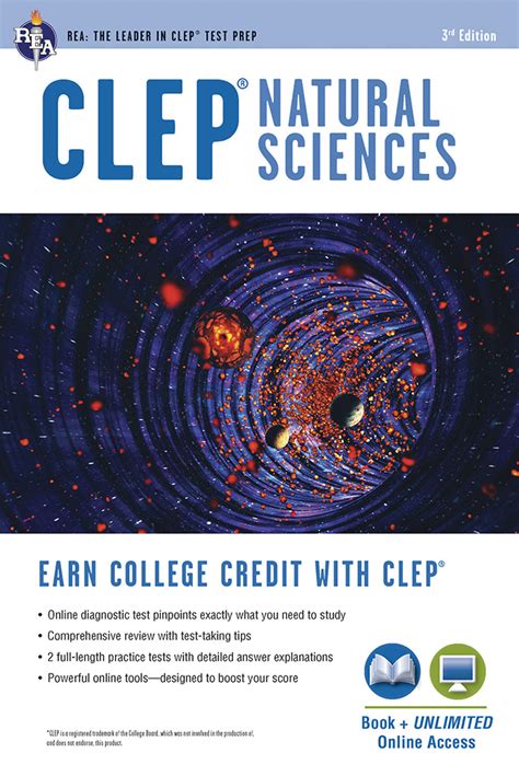 Near Perfect Score Natural Sciences CLEP Prep Coursebook