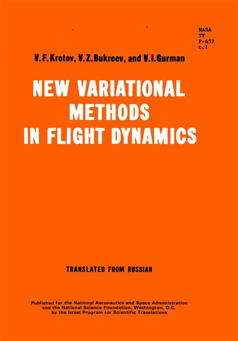 New Variational Methods in Flight Dynamics