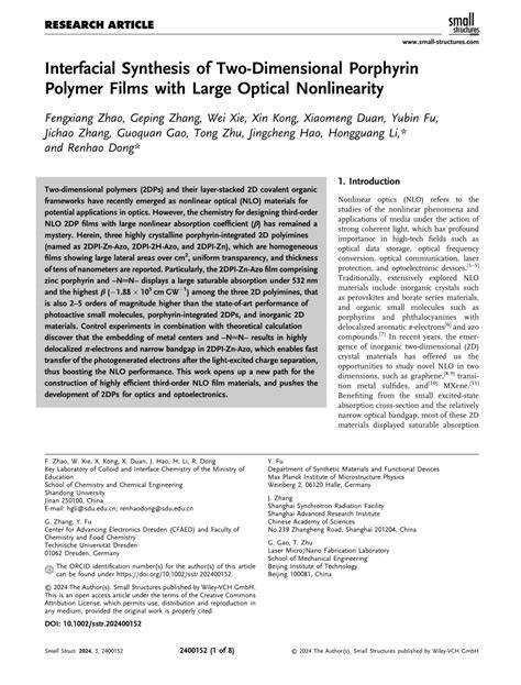 Nonlinear Optical Processes in Polymer Films