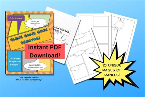 Nora's Blank Comic Book