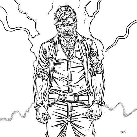 Norman Reedus Coloring Book for Adults