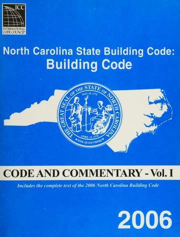 North Carolina State Building Code 2002 Edition