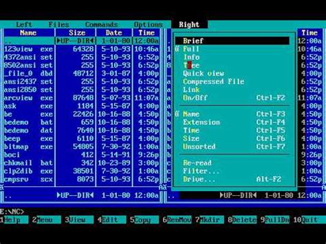 Norton Commander 4.0.