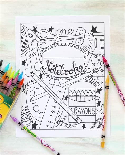 Not A Simple Notebook: Coloring Pages Included