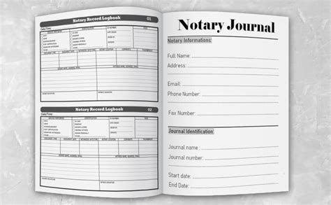 Notary Journal: General Notary Record Journal