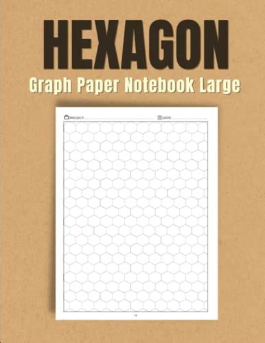 Notebook: Hexagon Graph Pages
