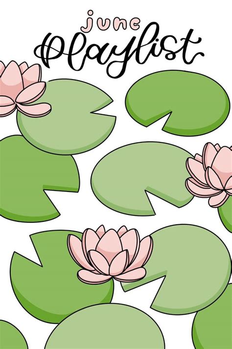 Notebook: Peaceful Lily Pad Notebook