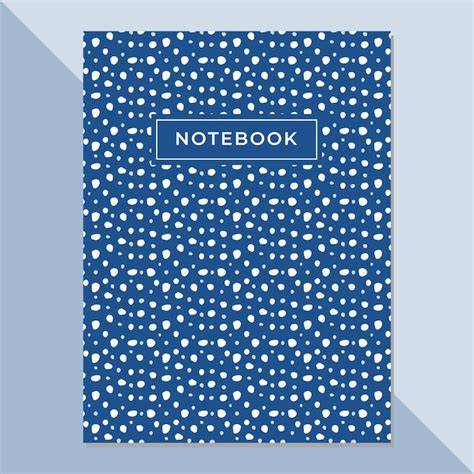 Notes: Navy Dotted Notebook