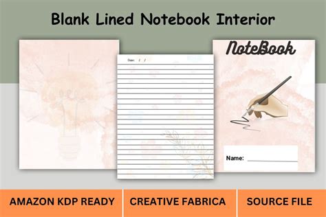 Notes: Notebook with lined interior