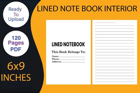 Notes: Notebook with lined paper interior