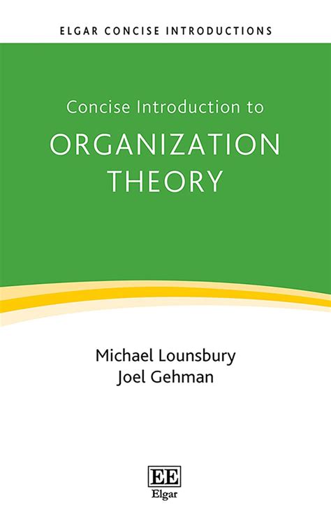 Notes on the theory of organization