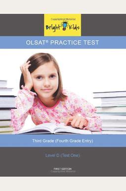 OLSAT Practice Test Level D (4th Grade Entry)