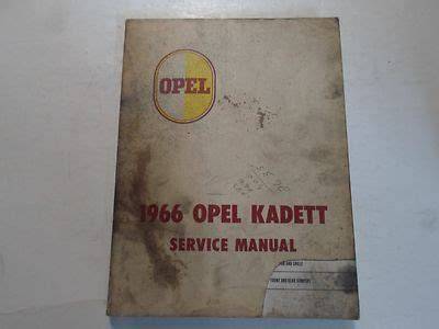 OPEL KADETT.MANTENIMIENTO REPARACIONES