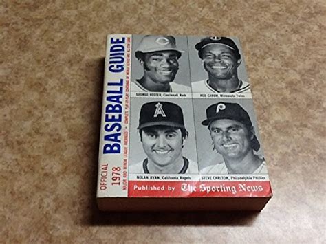 Official Baseball Guide 1978