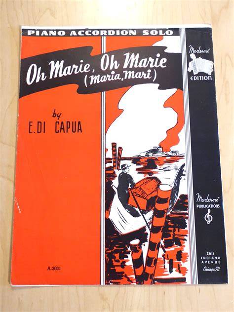 Oh Marie! Sheet Music