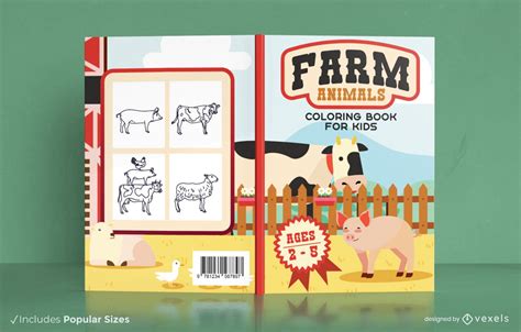 On Farm Coloring Book