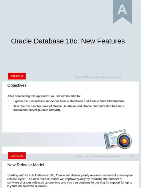 Oracle Database 18c New Features