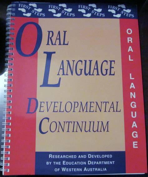 Oral Language Developmental Continuum (First Steps)