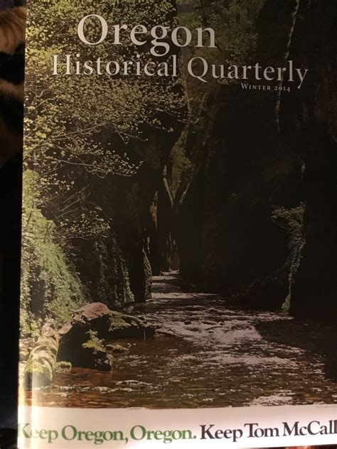 Oregon Historical Quarterly. Spring 1999
