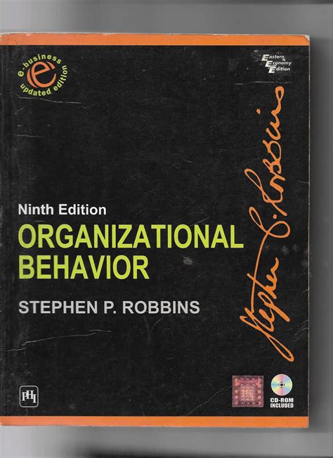 Organisational behavior